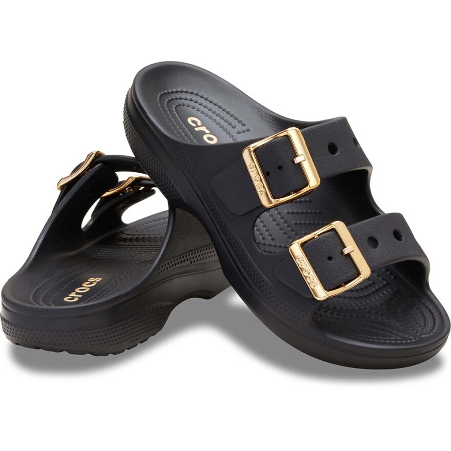 Saturday Metallic Buckle Sandal W Black