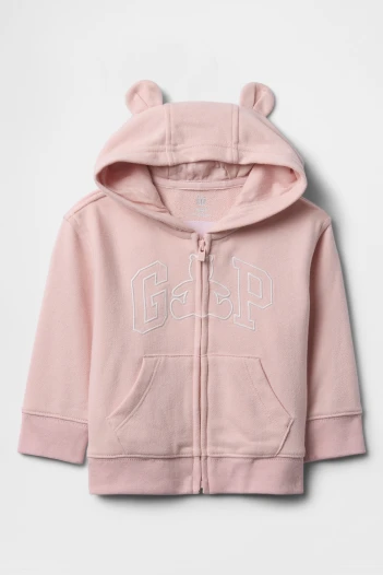Canguro Logo Gap Sin Felpa Bebé Misty Rose
