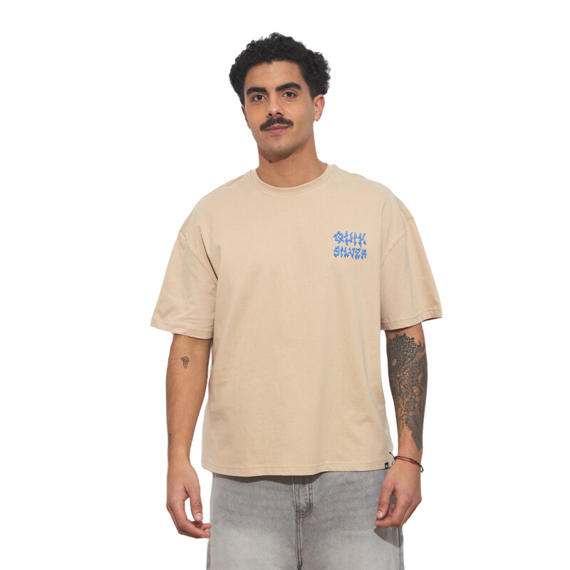 Remera Quiksilver Metal Vision - Beige Remera Quiksilver Metal Vision - Beige