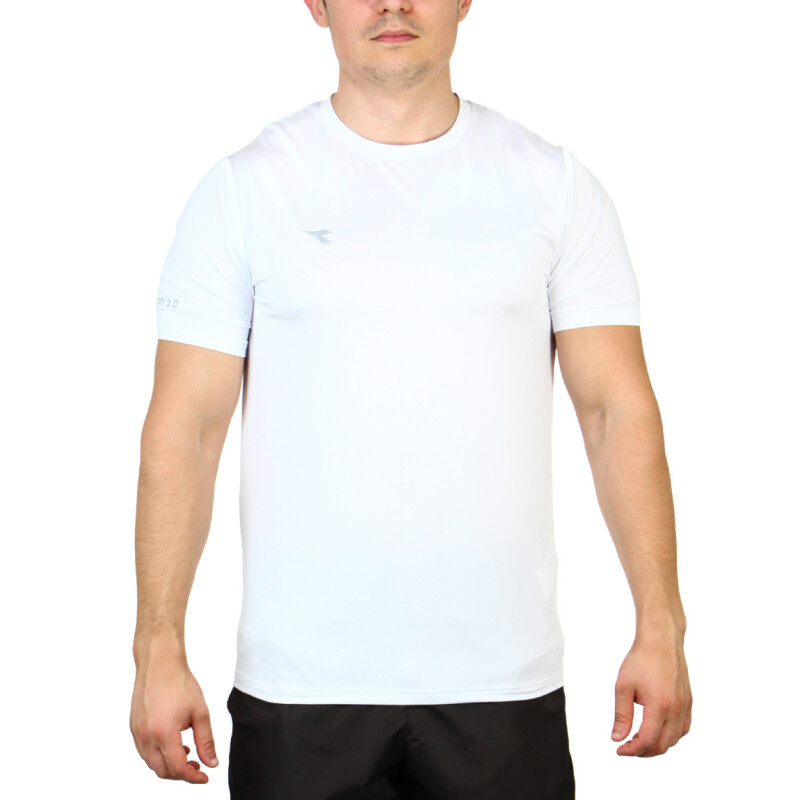 Remera Deportiva Hombre Diadora Blanco