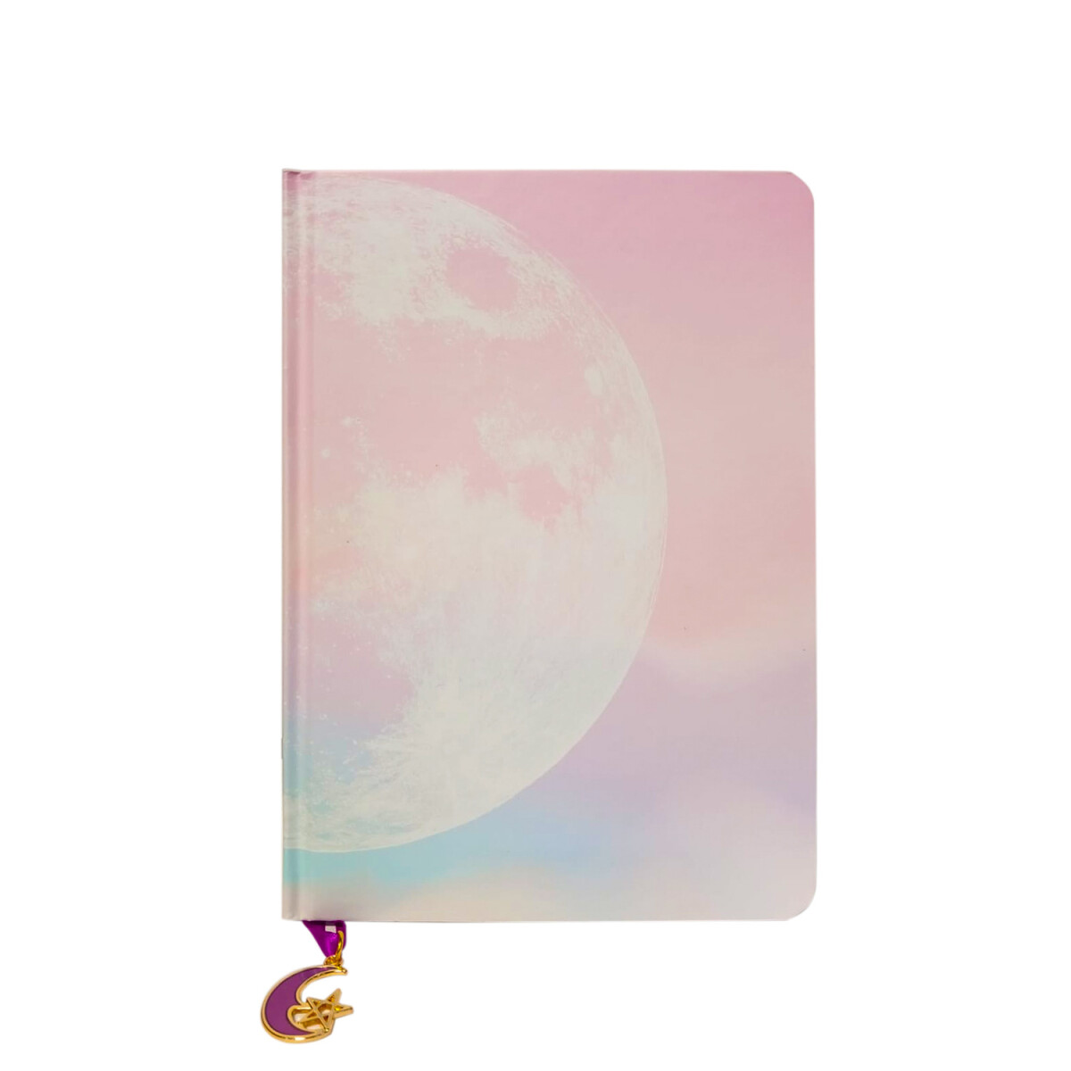 Cuaderno lunar tapa dura A5 - rosa 