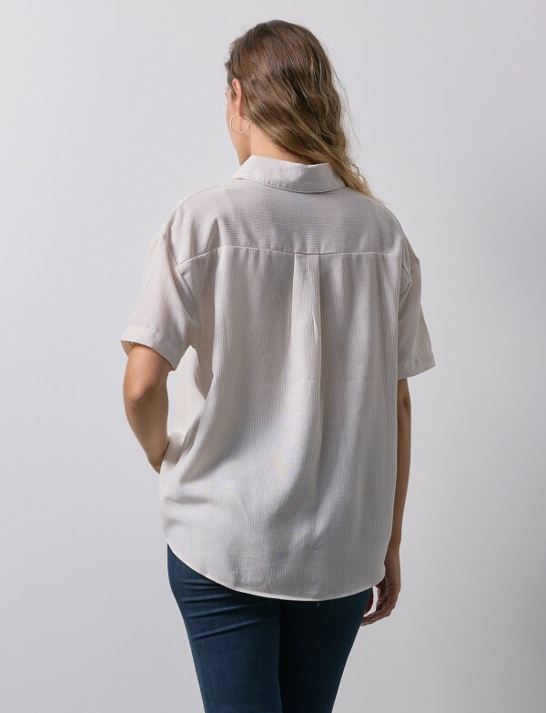Blusa Cruzada BEIGE/MULTI
