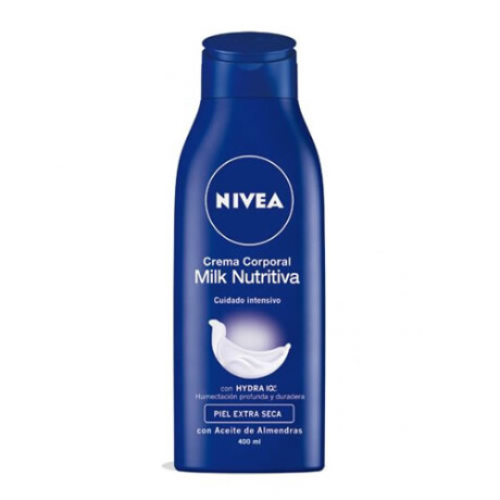 Crema Corporal Nivea Milk Nutritiva Piel Extra Seca 400 ml Crema Corporal Nivea Milk Nutritiva Piel Extra Seca 400 ml