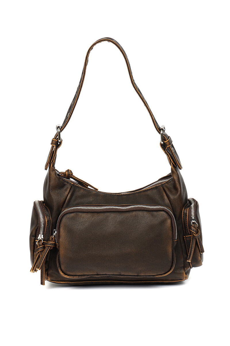 Cartera Esmeraldas Marron