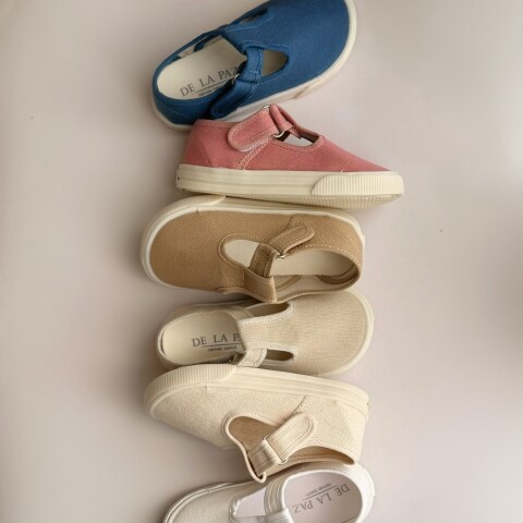 Guillermina De Lona Canvas Toddler Lisas Del 22 Al 26 Malva