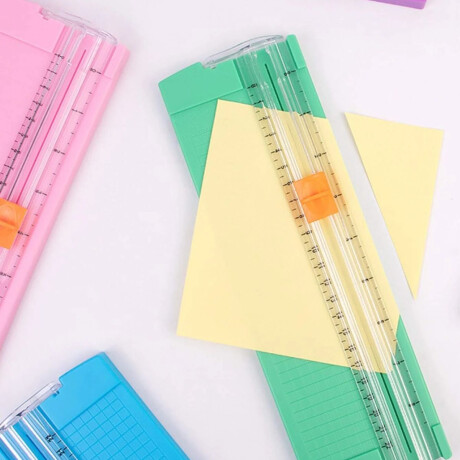 Guillotina para papel 23x13cm Verde