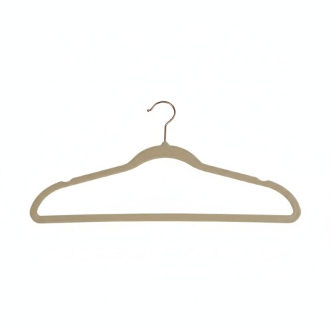 PERCHA GAMUZA BLANCA 42CM Unica