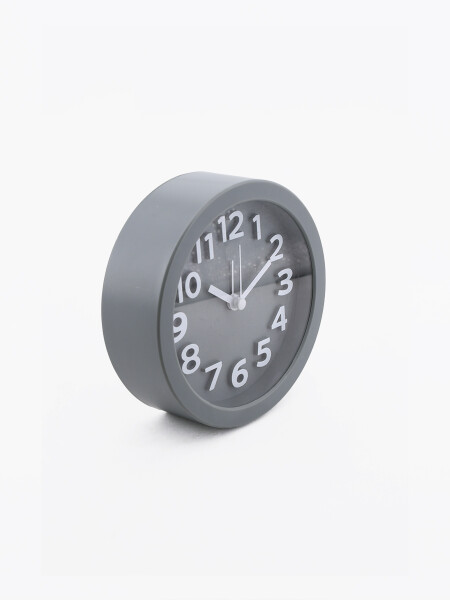 RELOJ DECO GRIS