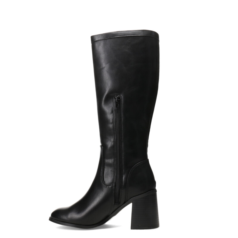 Bota de Mujer Miss Carol PRATO de caña alta Negro