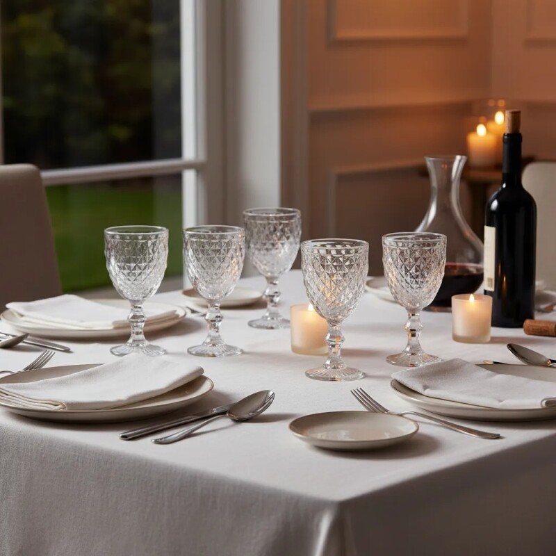 CAJA CON 6 COPAS DE VIDRIO LABRADAS - 340ml - X-09XL CAJA CON 6 COPAS DE VIDRIO LABRADAS - 340ml - X-09XL