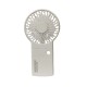 Ventilador de mano blanco