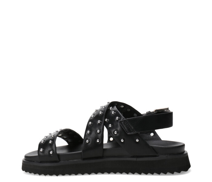 Sandalias de Niña MINI Miss Carol PELLY con tachas Negro