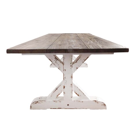 MESA DE COMEDOR PINO BLANCO EM02