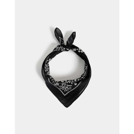 Pañuelo Estampado Negro