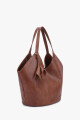 Cartera tote hobo tostado