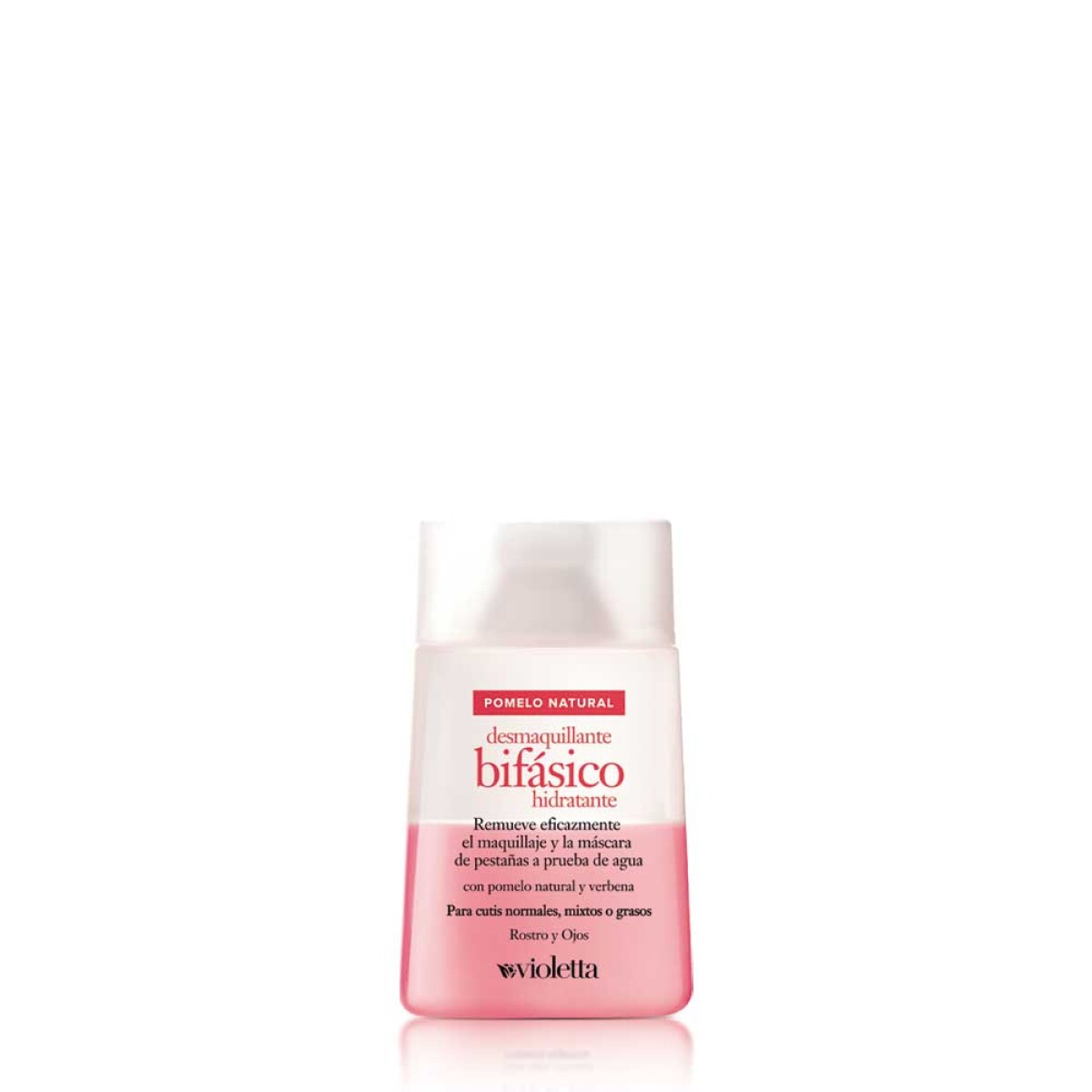 Desmaquillante Bifásico Violetta Pomelo Natural 110ml 