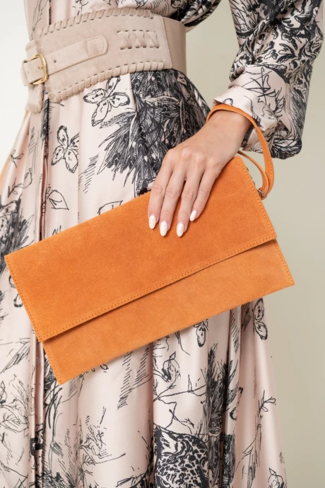 CARTERA SUEDE Naranja