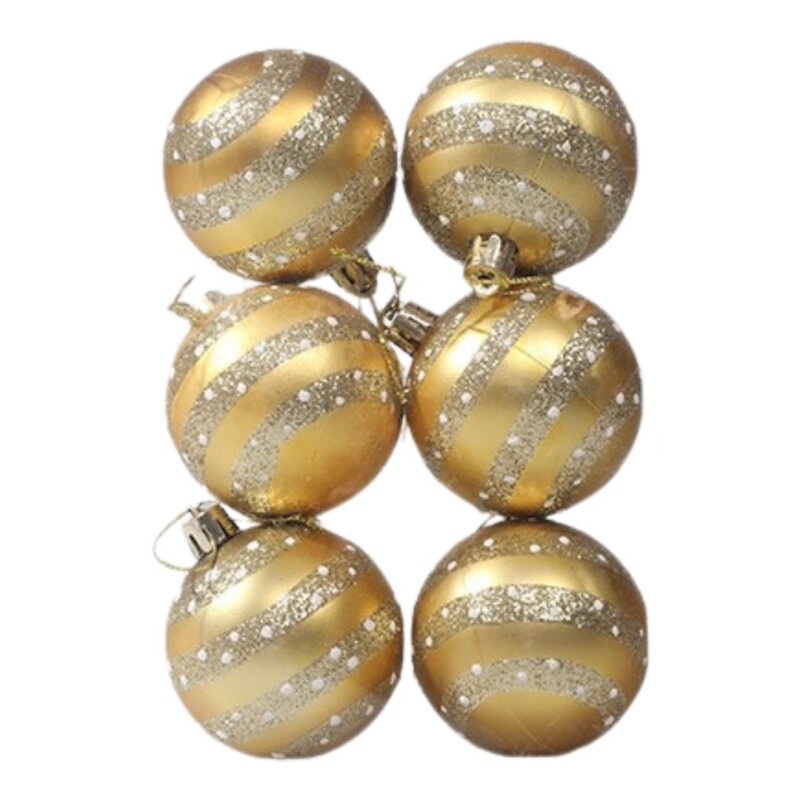 Esferas navideñas Dorado