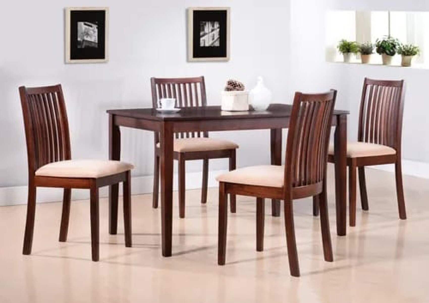 JUEGO COMEDOR 4 SILLAS BUGAMBILIA BERRY 