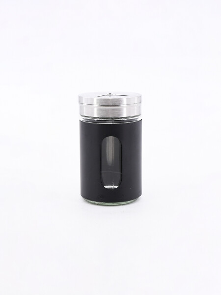 CONDIMENTERO INOX NEGRO