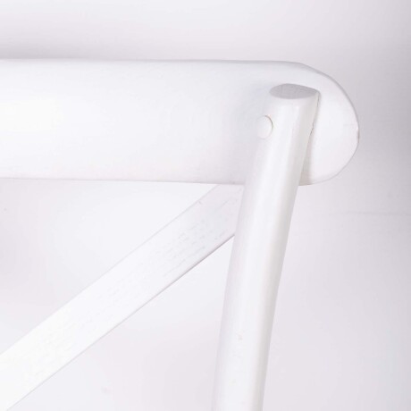 SILLA DE COMEDOR MADERA BLANCO CRUCETA