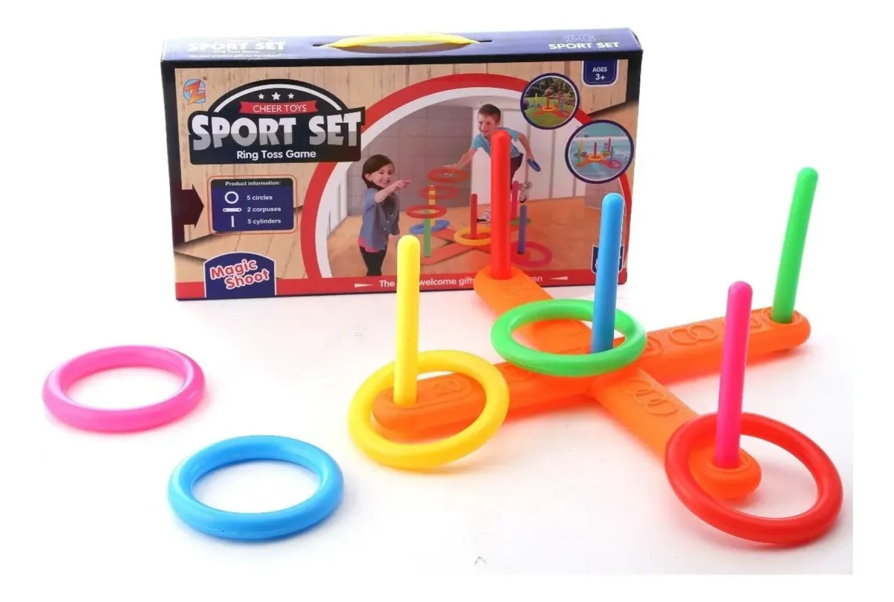 Juego De Aros Para Embocar Sport Set Didáctico Niñ@s 