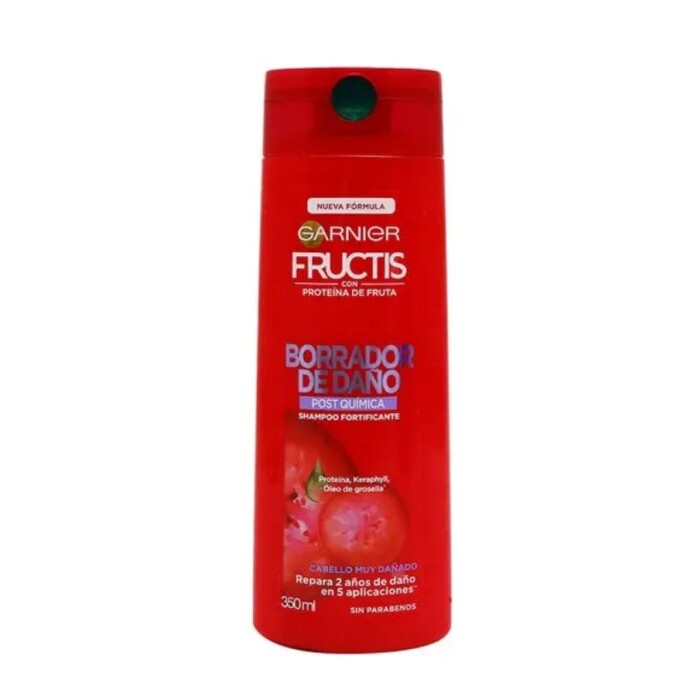 fructis shampoo bdd post quimica x 350ml