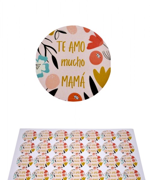 Stickers día de la madre plancha DISEÑO 13