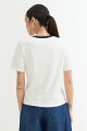 Remera cuello contratono CRUDO