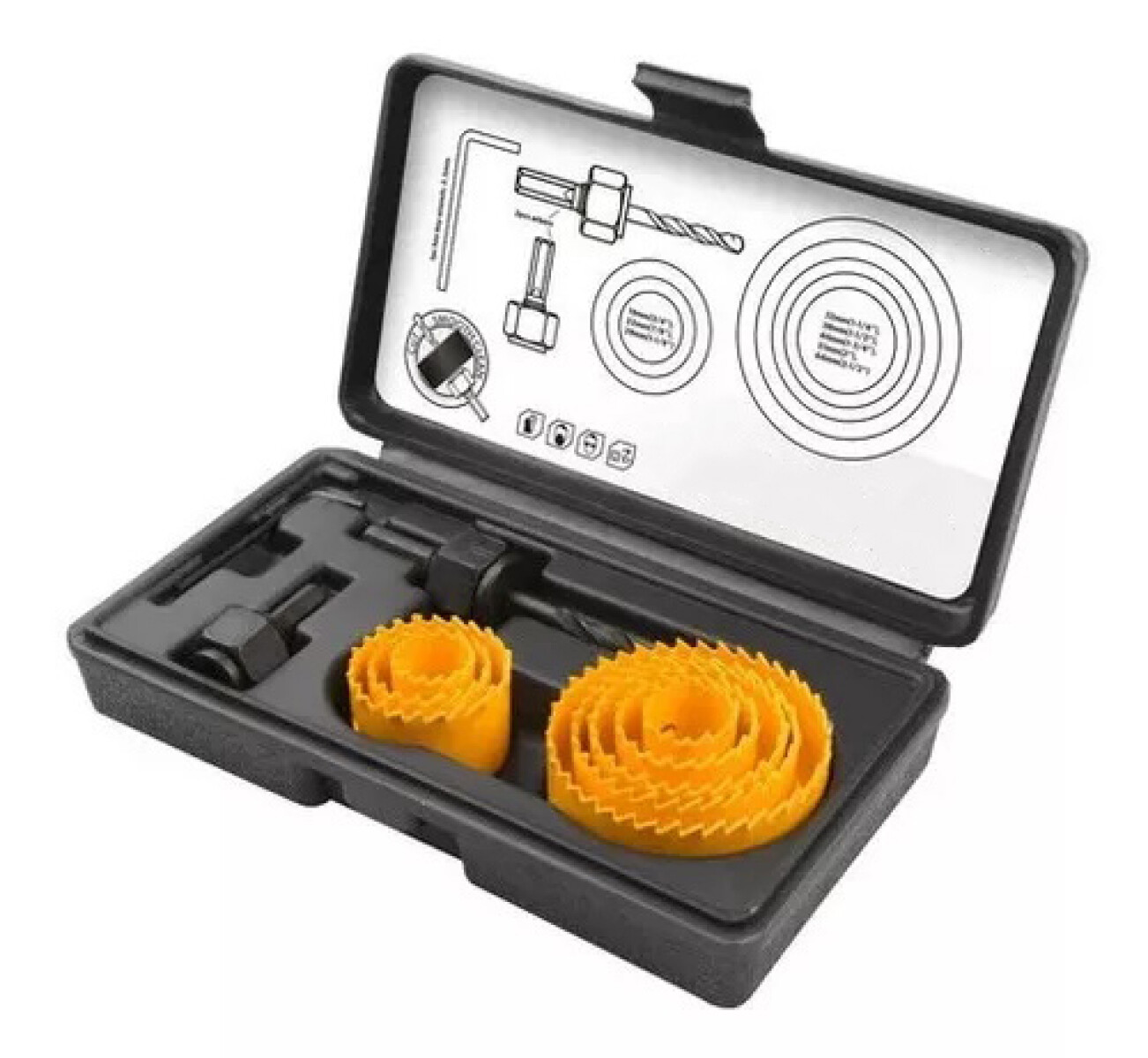 TOLSEN KIT SIERRA COPA MADERA 11 PIEZAS 