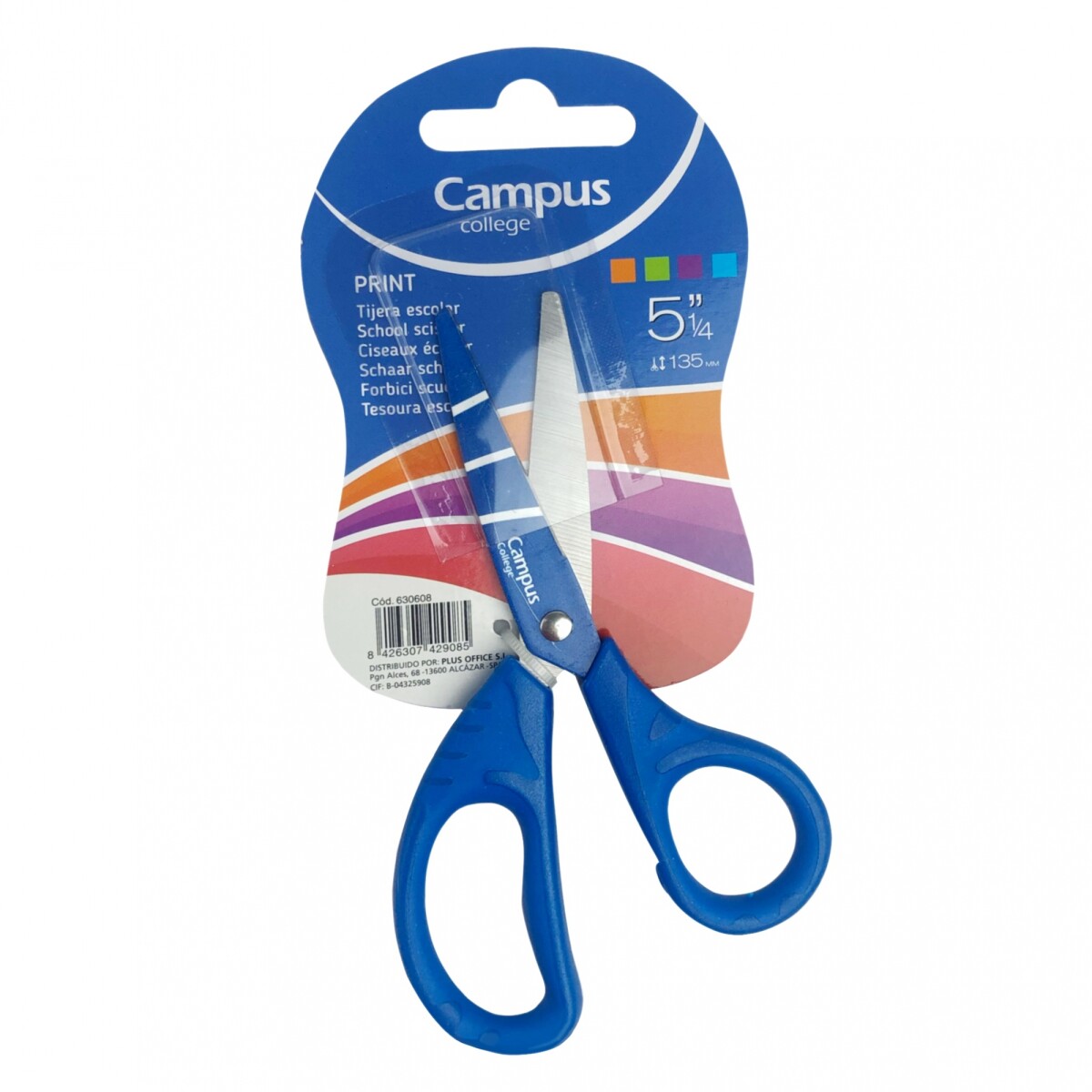 Tijera Campus Print - Azul 