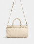 Bowling Cartera Bowling Con Hebillas - Blanco Crudo