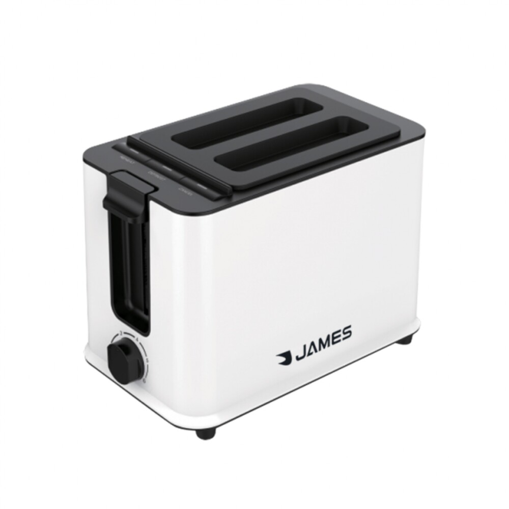 Tostadora Blanca - Modelo TJ2P - 6 Niveles 2 Panes 950W - James Tostadora Blanca - Modelo TJ2P - 6 Niveles 2 Panes 950W - James
