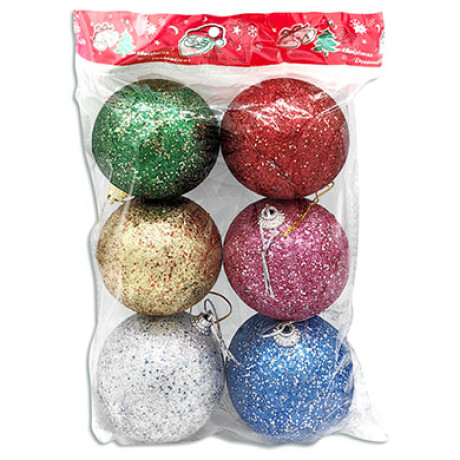 Esfera Nº7 Glitter X6 - 24x17cm Esfera Nº7 Glitter X6 - 24x17cm