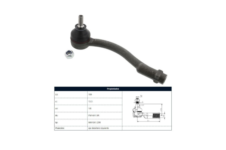 Puntero Hyundai Accent, Kia Rio 05-12 Izq Puntero Hyundai Accent, Kia Rio 05-12 Izq