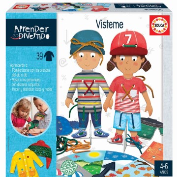 Puzzle Aprender A Vestir Juego Didactico Educa Niños Puzzle Aprender A Vestir Juego Didactico Educa Niños