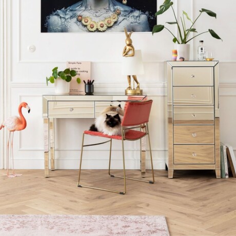 CONSOLA LUXURY PEARL Plateado