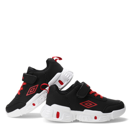 Championes Infantiles Umbro Tory Negro - Negro - Rojo