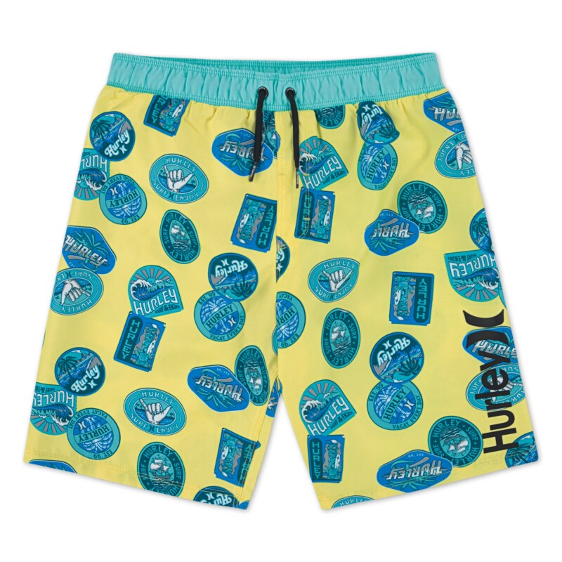 Short Travel Patch Pull On Swim de Niños Multicolor