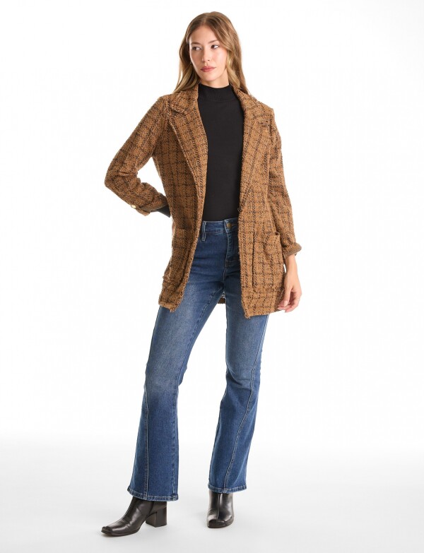 Chaqueta Tweed TOSTADO/MULTI