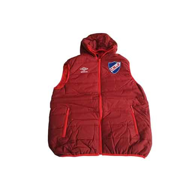 Chaleco de Hombre Umbro Inflado C.N.de F AD Bordó - Rojo