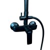 Barral de ducha monocomando Exterior con transferencia Blaster Negro Mate Barral De Ducha Monocomando Exterior Con Transferencia Blaster Negro Mate