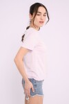 Remera estamapada Rosado