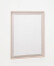 Cuadro abstracto Olvin de papel reciclado blanco con relieves hechos a mano 94 x 74 cm