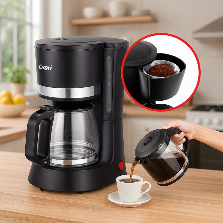 CAFETERA DE GOTEO 6 TAZAS PROFUMO CUORI CUO-4040 CAFETERA DE GOTEO 6 TAZAS PROFUMO CUORI CUO-4040