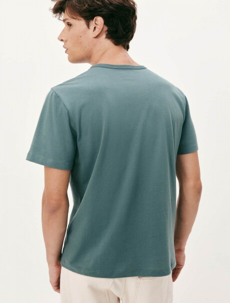 CAMISETAS MANGA CORTA SLIM VERDE