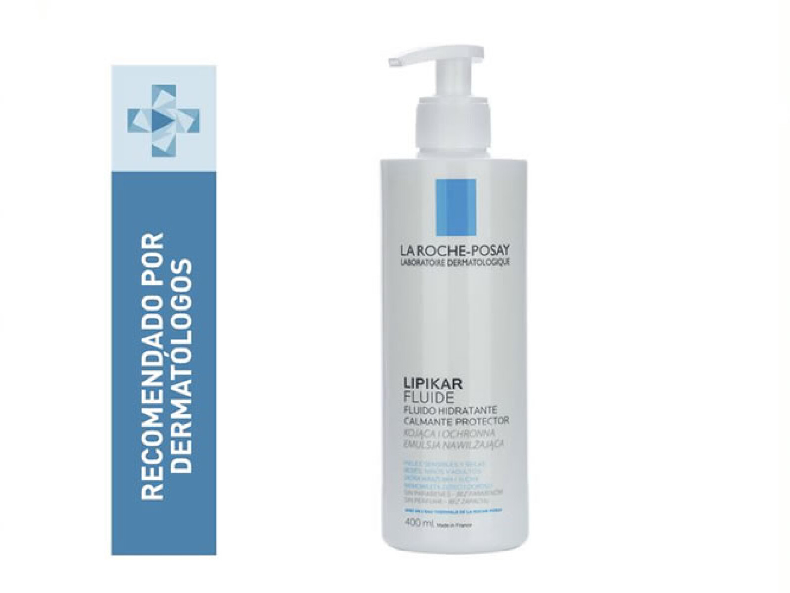 Crema Lipikar Fluido Hidratante 400 ml – Hidratación Corporal 