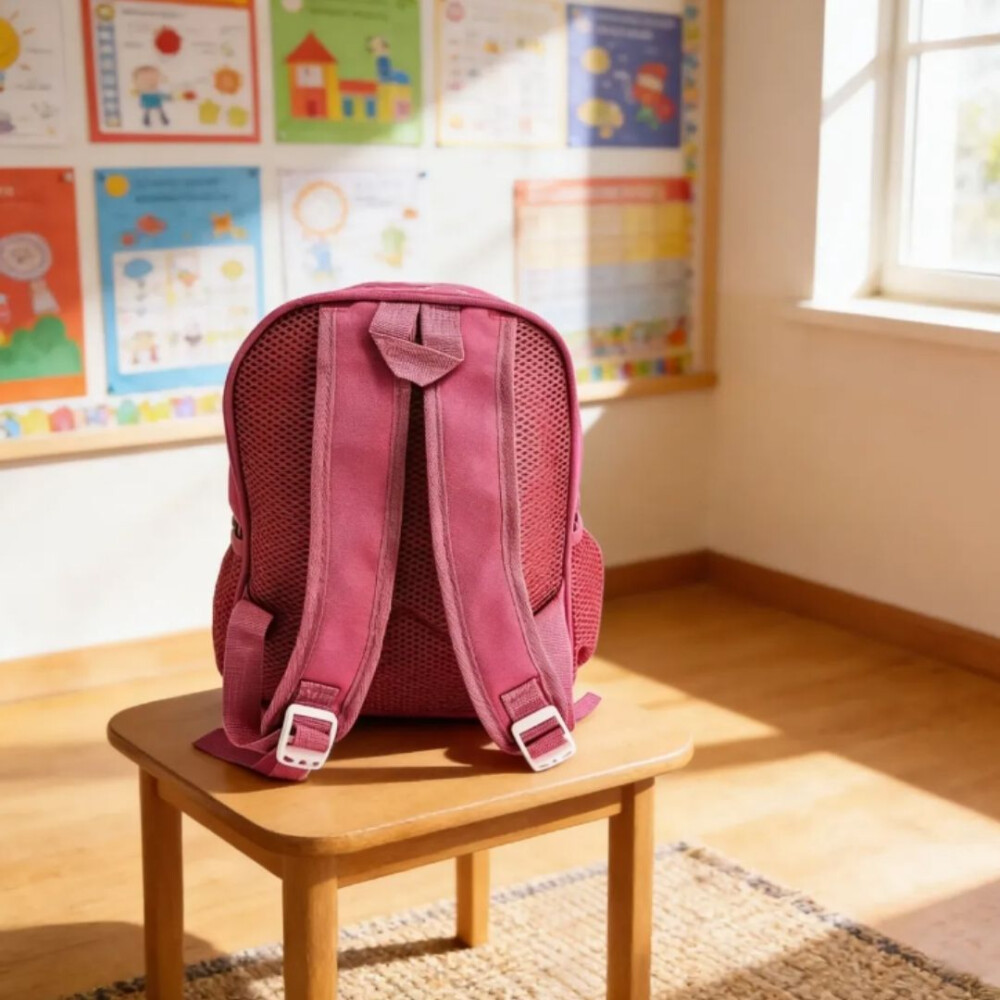 Mochila Estampada Con Relieve Pre-escolar Conejito