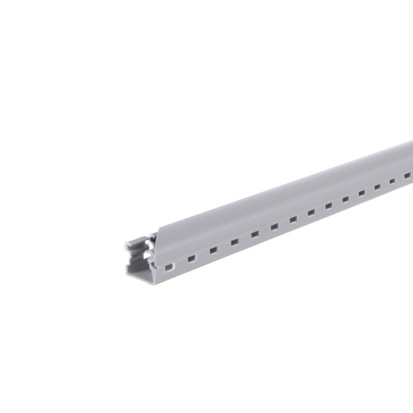 Ducto plástico ranurado gris para tablero 15x15mm ZO1010