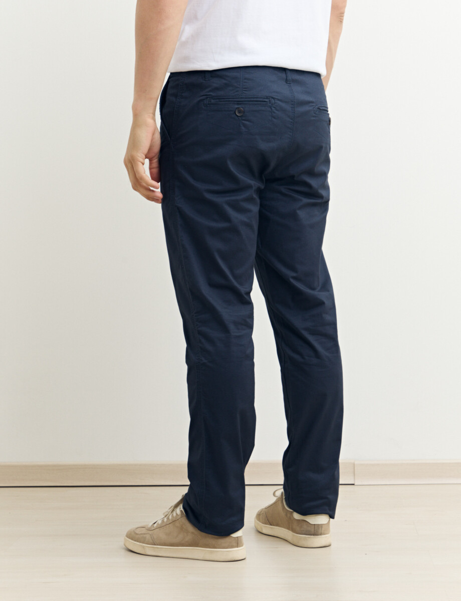 080575 PANTALON HARRINGTON LABEL Azul Oscuro